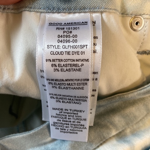 Good American tie dye skinny jeans - Picture 9 of 9